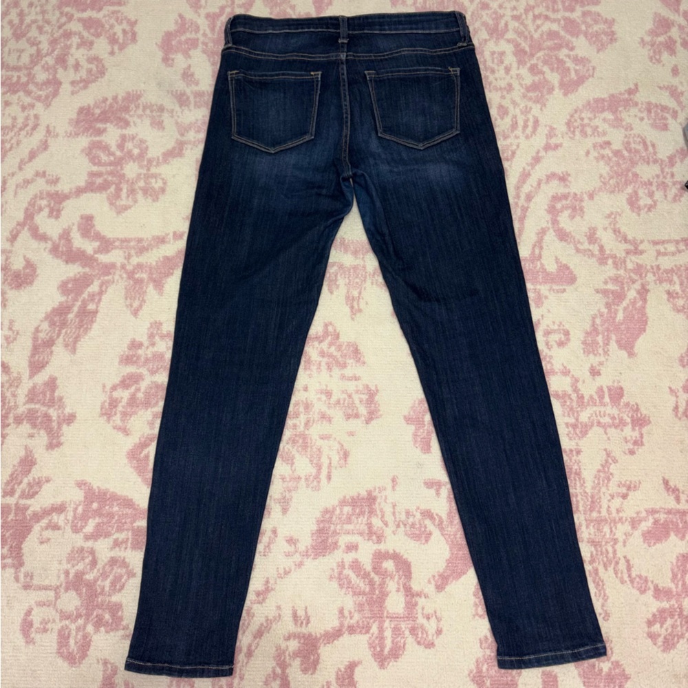 VERVET BY FLYING MONKEY Dark Blue High-Rise Skinny Jeans Women’s 30 - Picture 8 of 9